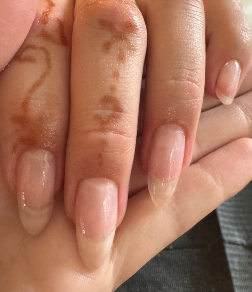 Natural clean nails