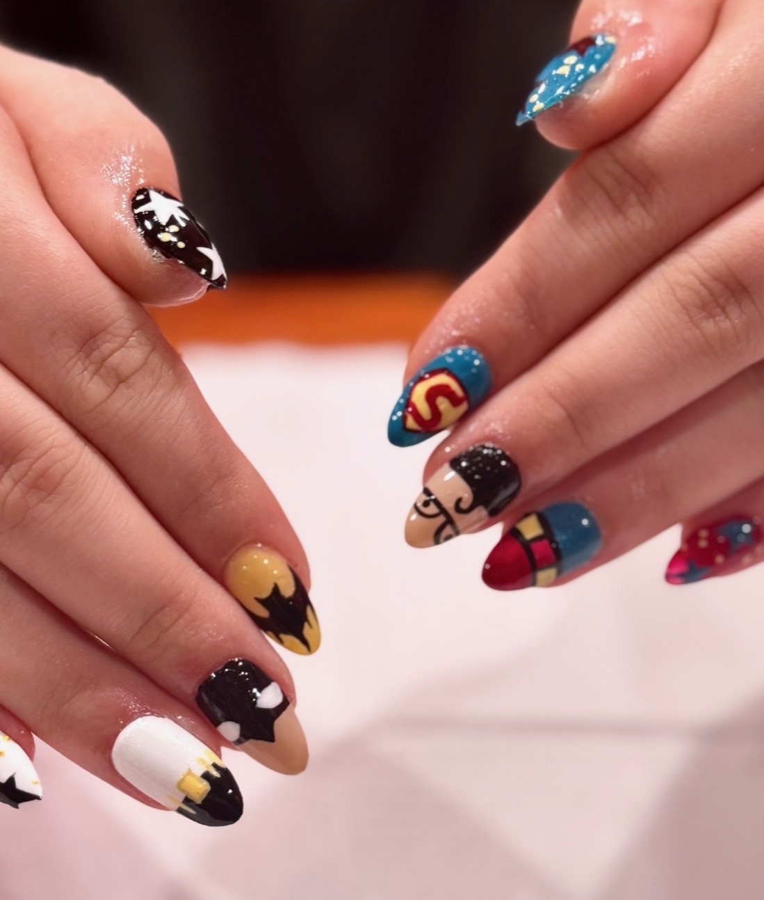Superhero nails